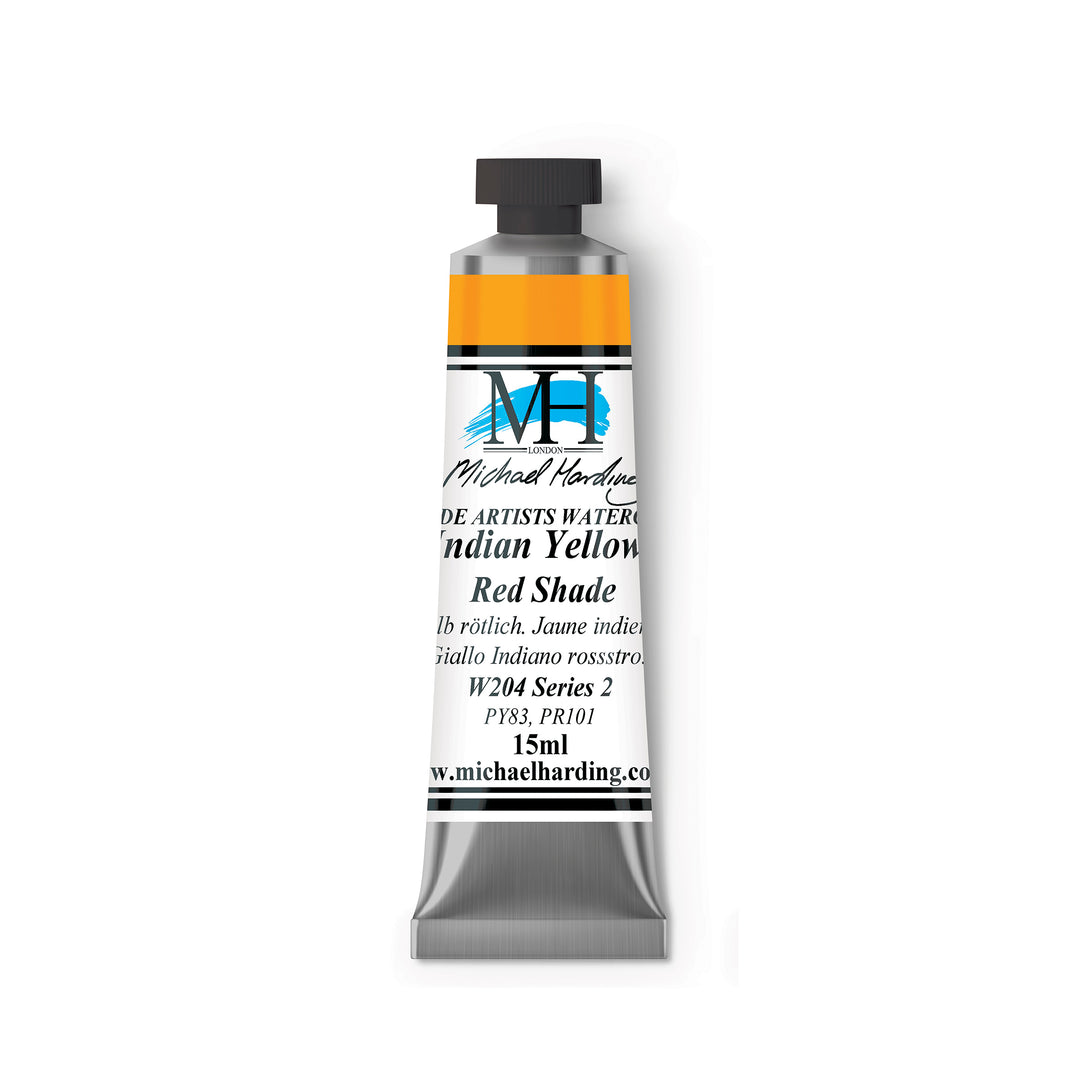 Indian Yellow Red Shade Michael Harding (204) Watercolour 15ml