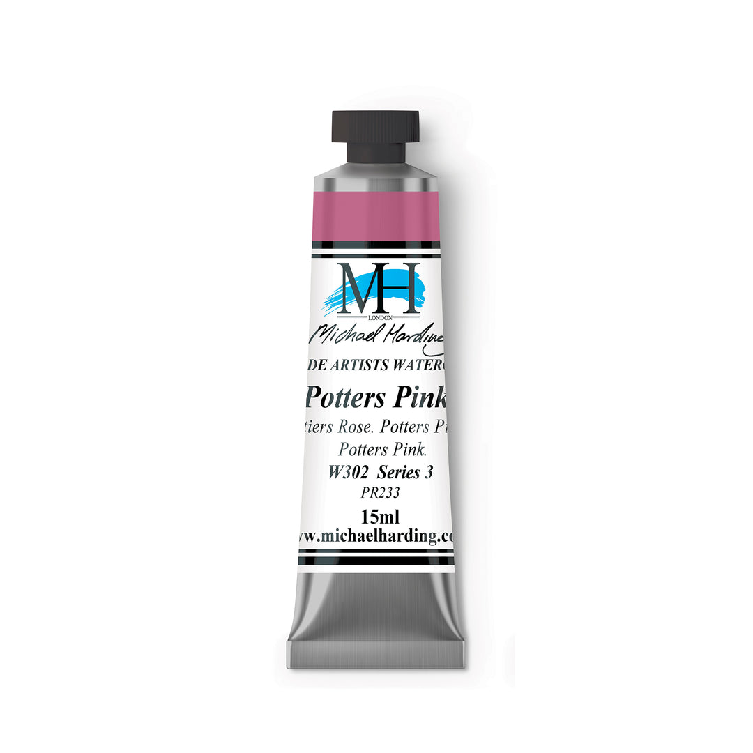 Potters Pink Michael Harding (302) Watercolour 15ml