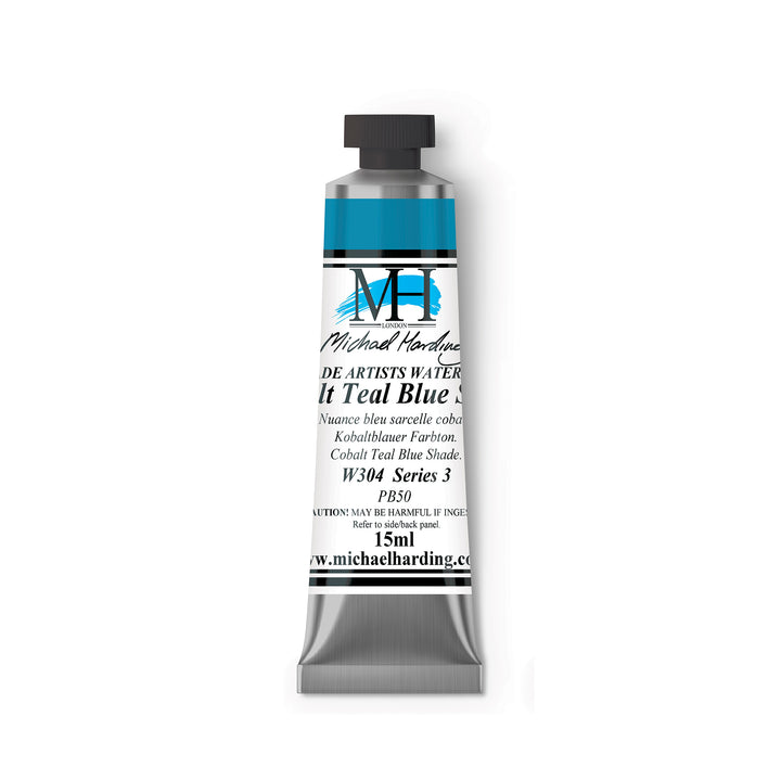 Cobalt Teal Blue Shade Michael Harding (304) Watercolour 15ml