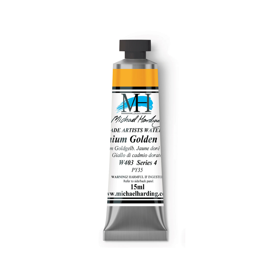 Cadmium Golden Yellow Michael Harding (403) Watercolour 15ml