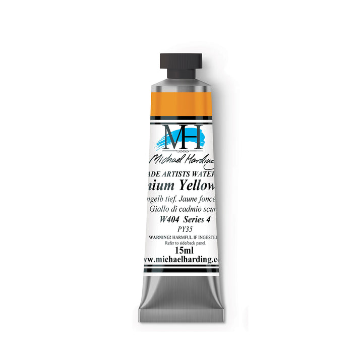 Cadmium Yellow Deep Michael Harding (404) Watercolour 15ml