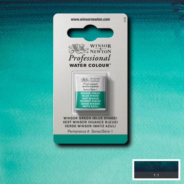 Winsor Green B/S S1 Winsor &amp; Newton 1/2 Pan