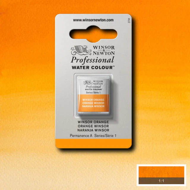 Winsor Orange Awc S1 Winsor &amp; Newton 1/2 Pan