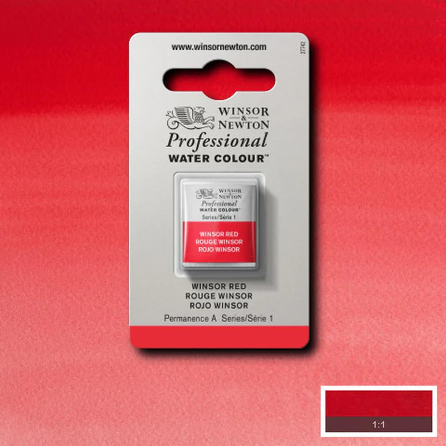 Winsor Red Awc S1 Winsor &amp; Newton 1/2 Pan