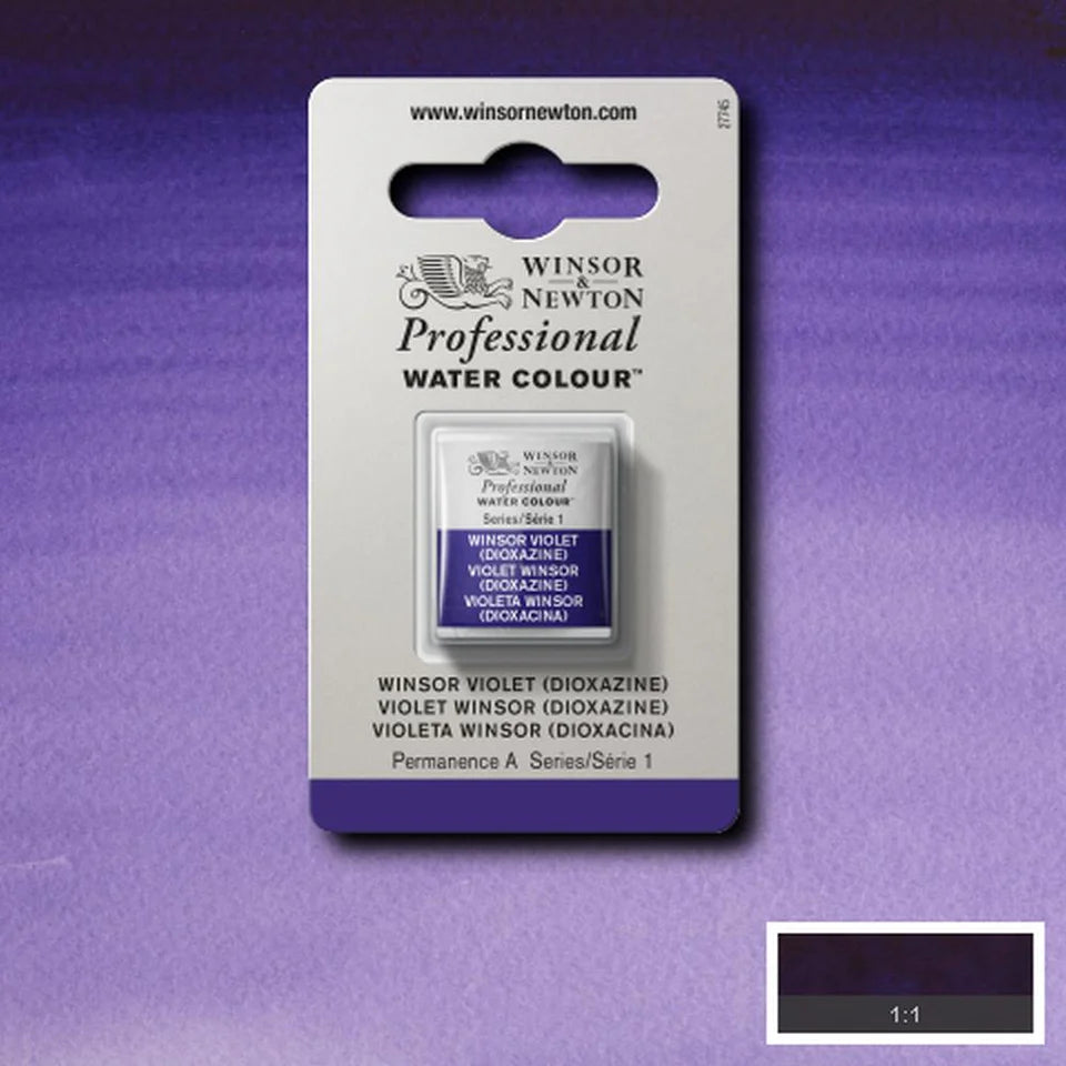 Winsor Violet Awc S1 Winsor &amp; Newton 1/2 Pan