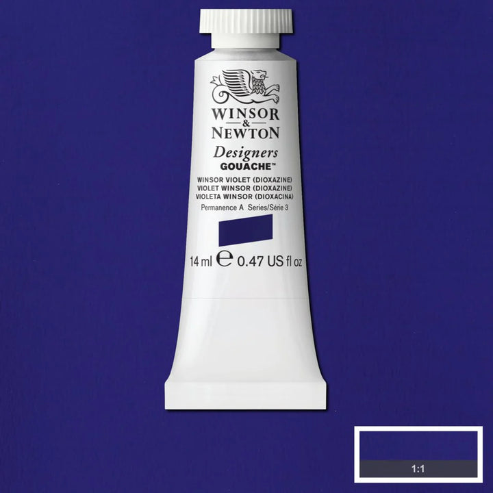Winsor Violet (Dioxazine) Gouache WN 14ml