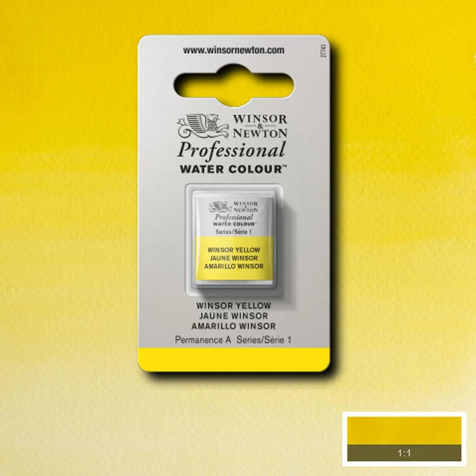 Winsor Yellow Awc S1 Winsor &amp; Newton 1/2 Pan