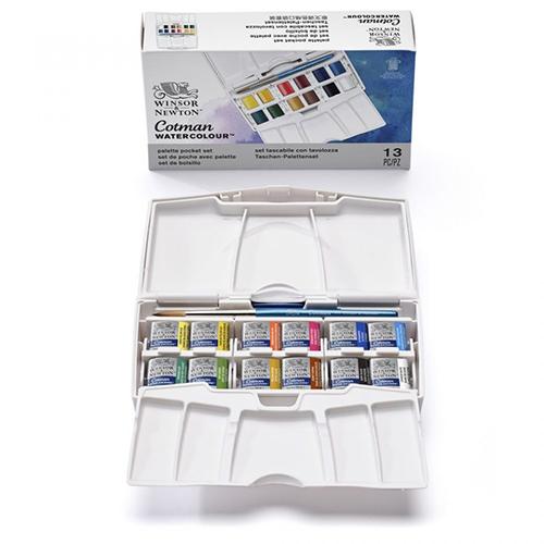 Cotman Palette Pocket Set 12 Half Pans