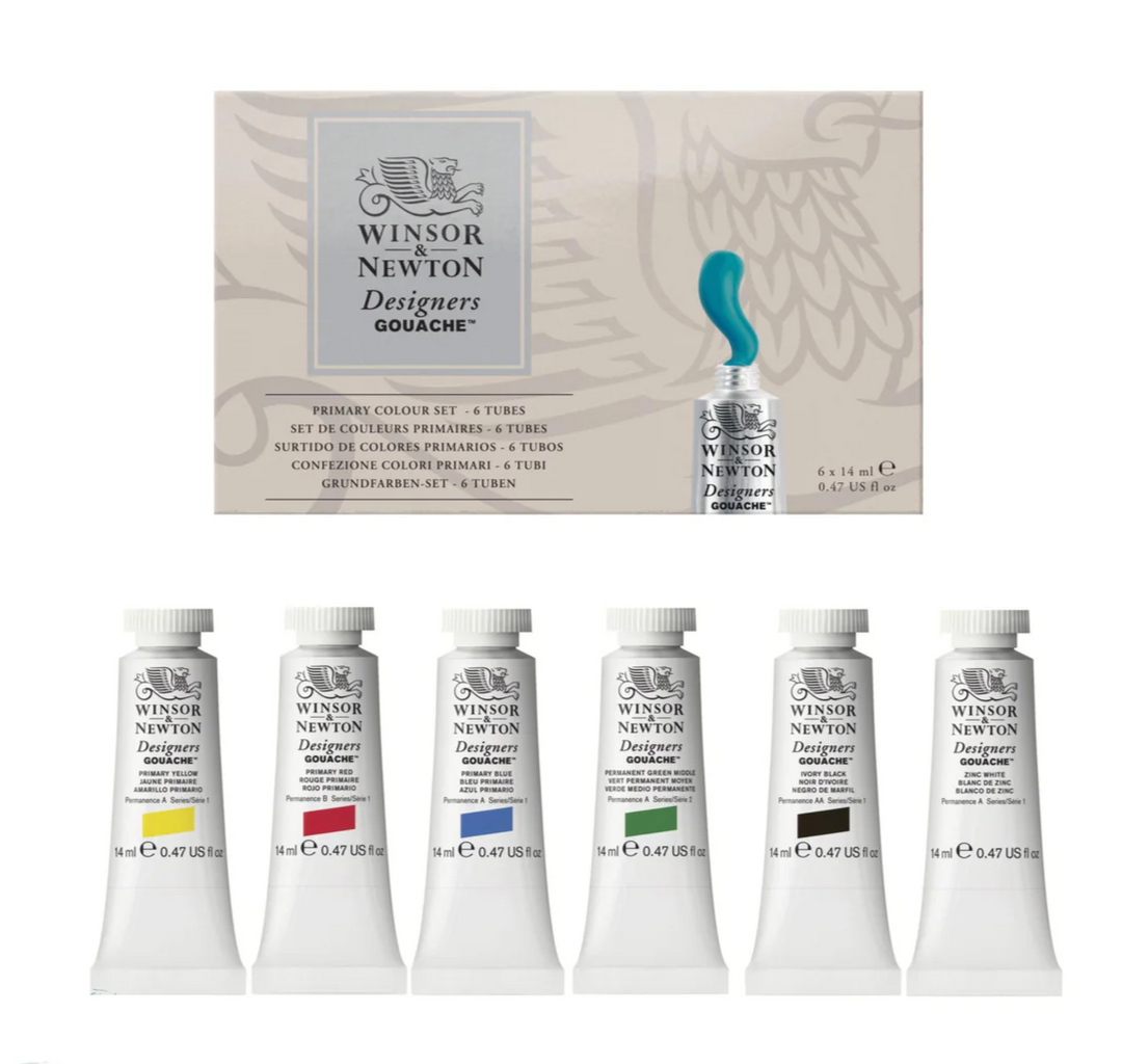 WN Designer Gouache Primary Set 6