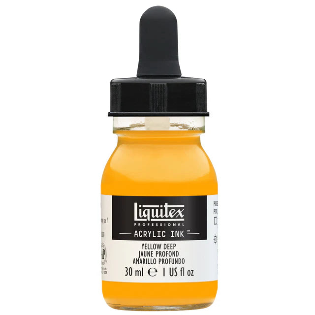 Yellow Deep Liquitex Acrylic Ink 30ml