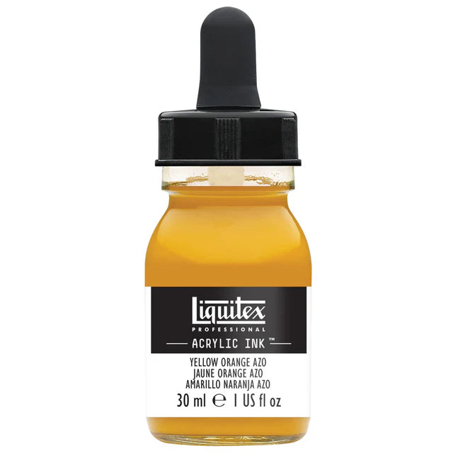 Yellow Orange Azo Liquitex Acrylic Ink 30ml