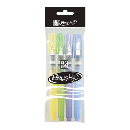 Zig Water Brush H2o 4 Set
