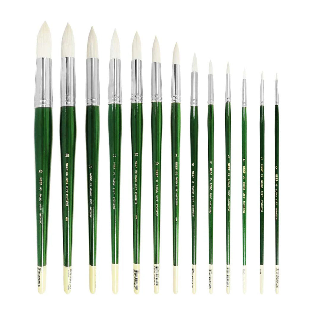 95 Neef Round Stiff Synthetic