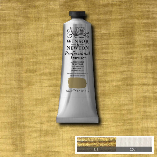 Antique Gold Winsor &amp; Newton Artist Acrylic 60ml