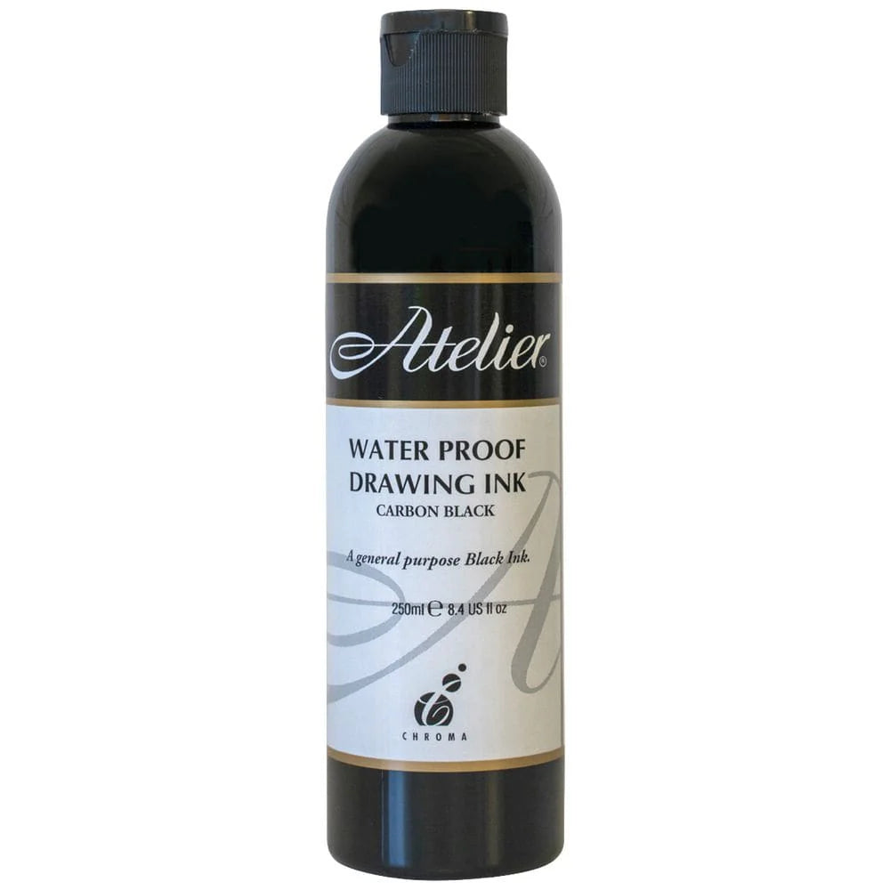 Atelier Carbon Black Drawing Ink 250ml
