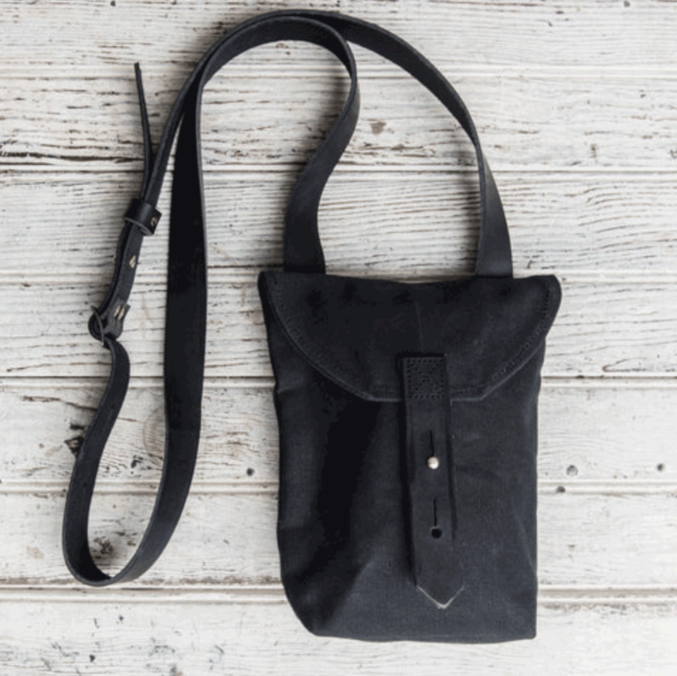 All Black Small Hunter Satchel