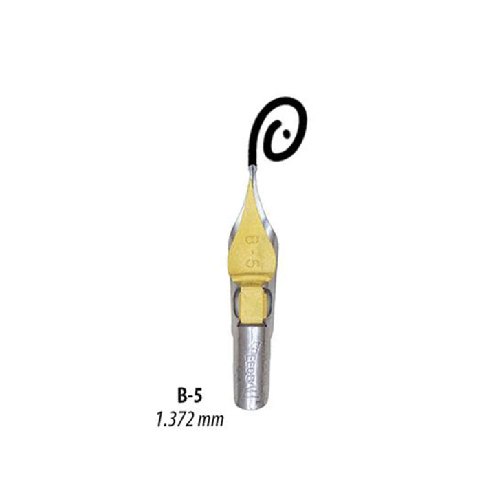 B-5 Broad Round Edge Speedball Nib