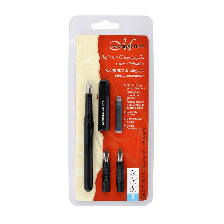 Manuscript Beginners Calligraphy Set - 3 Nib