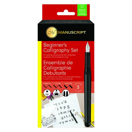 Manuscript Beginners Calligraphy Set - 3 Nib