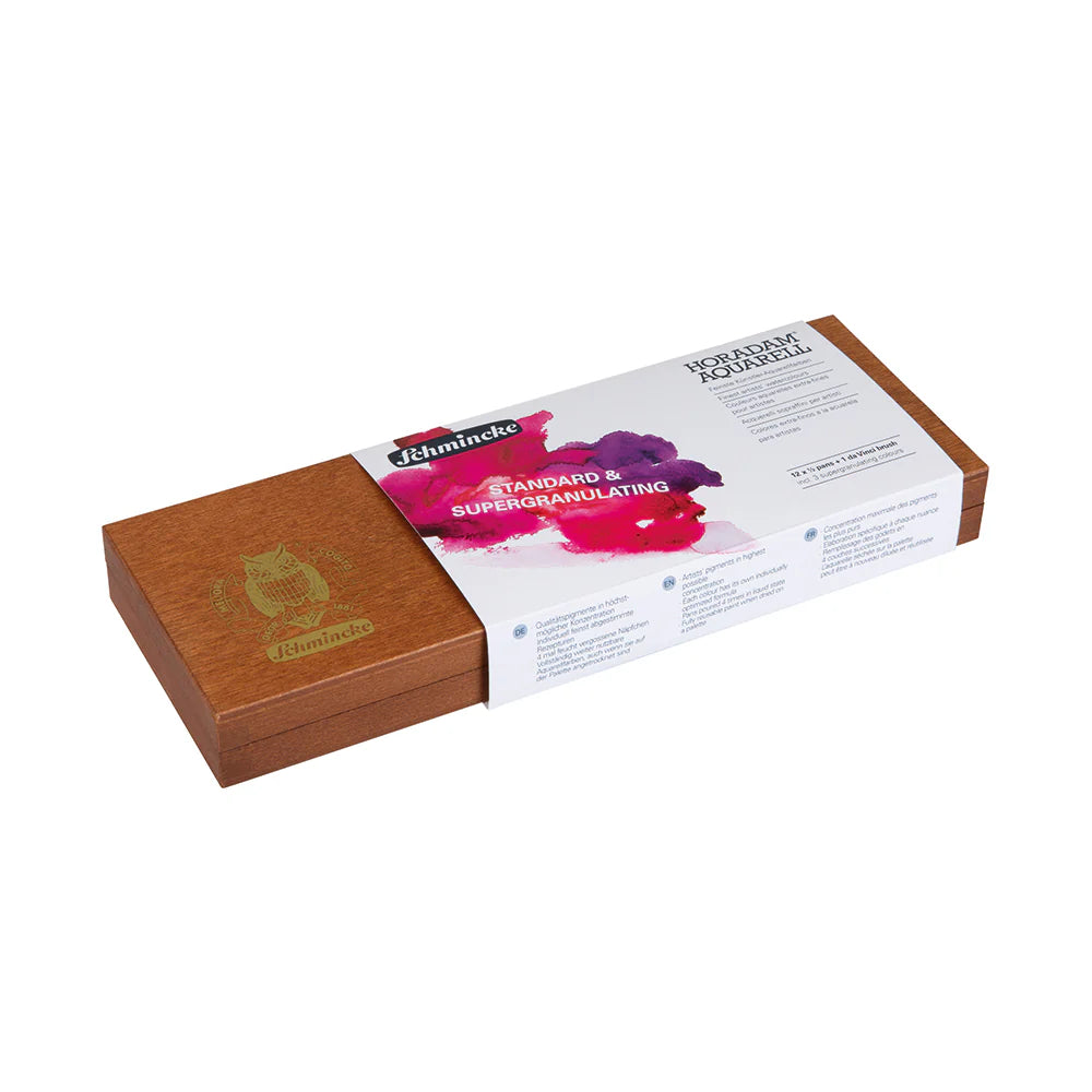 Schmincke Wooden box 12 x 1/2 pans
