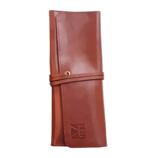 Neef Leather Brush Wallet Brown