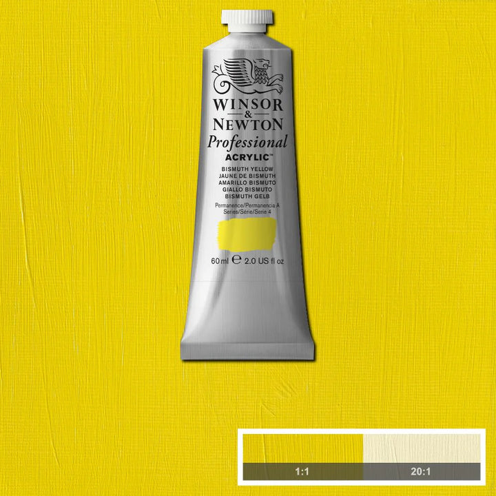 Bismuth Yellow Winsor &amp; Newton Artist Acrylic 60ml