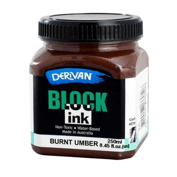 Derivan Block Ink Burnt Umber