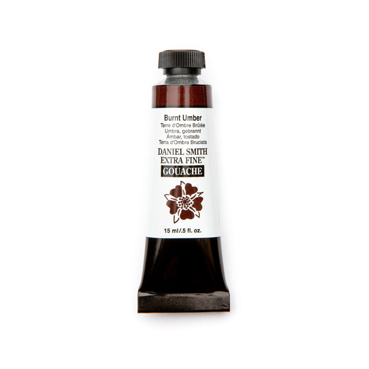 Burnt Umber Daniel Smith Gouache 15ml