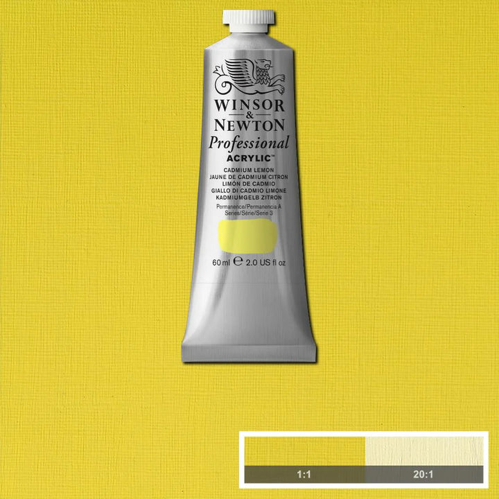 Cadmium Lemon Winsor &amp; Newton Artist Acrylic 60ml