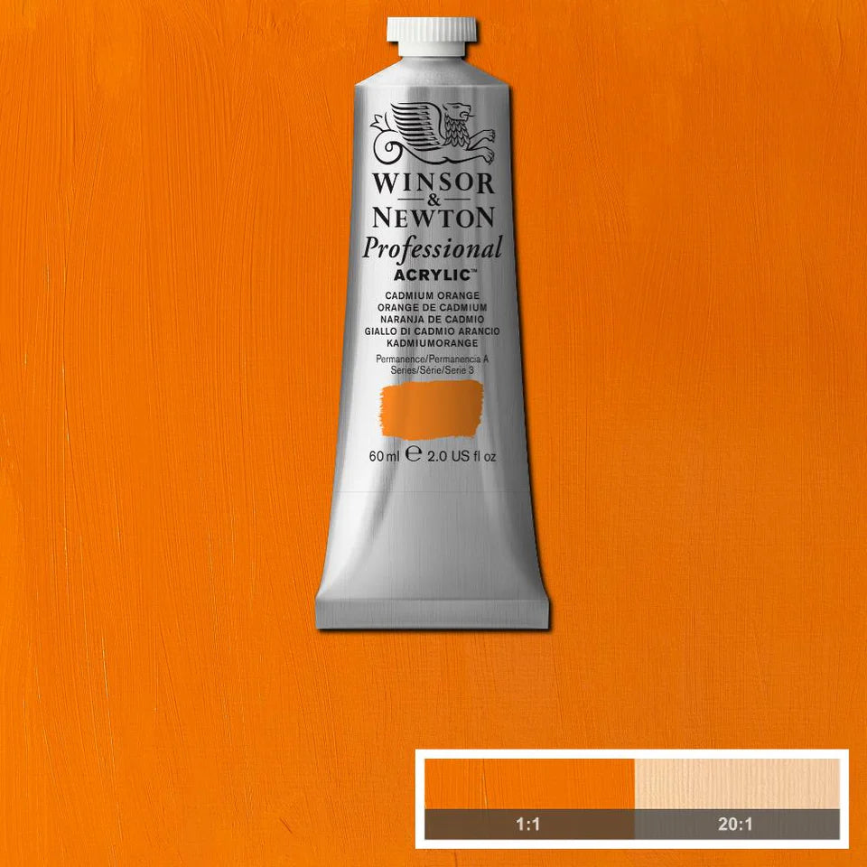 Cadmium Orange Winsor &amp; Newton Artist Acrylic 60ml