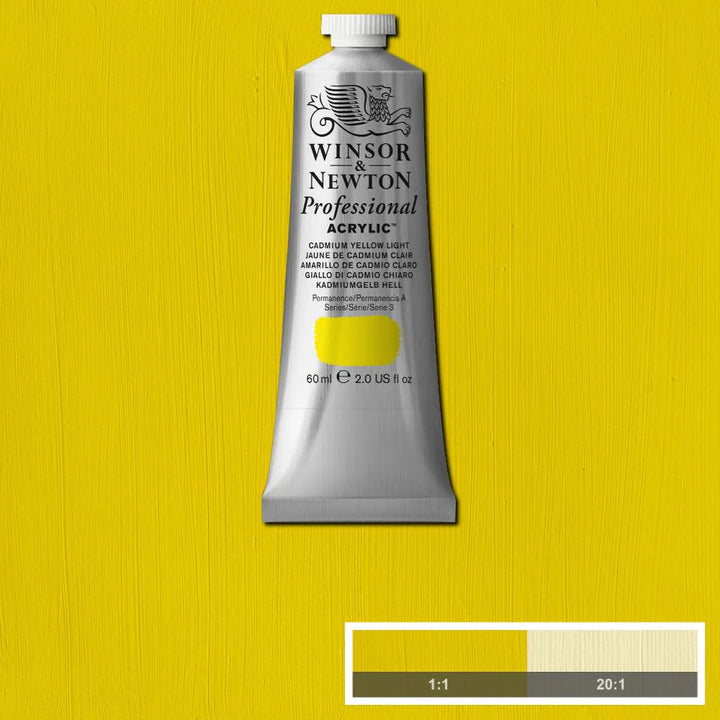 Cad Yellow Lt Winsor &amp; Newton Artist Acrylic 60ml