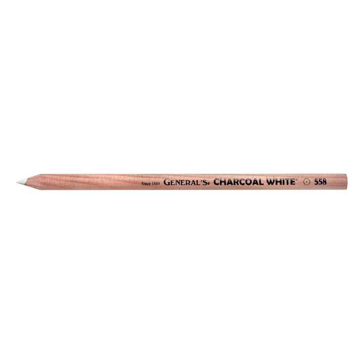 Generals White Charcoal Pencil