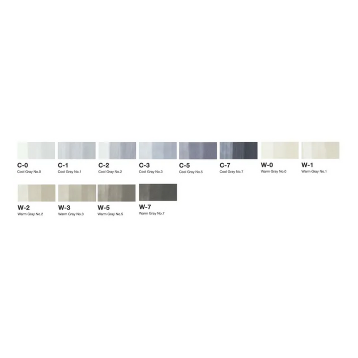 Copic Ciao Greys Set 12