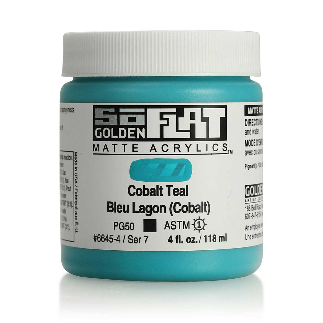 Cobalt Teal Golden So Flat