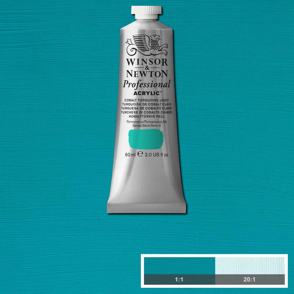 Cobalt Turquoise Lt Winsor &amp; Newton Artist Acrylic 60ml