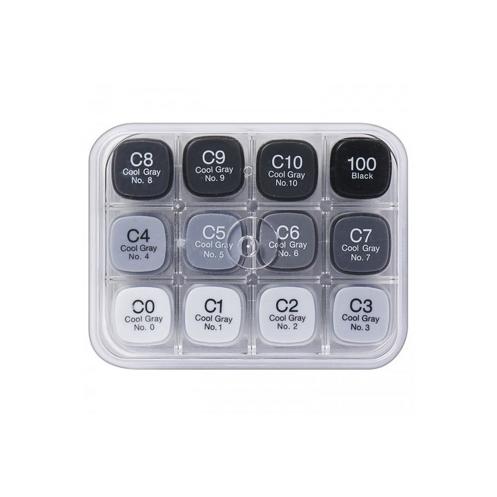 Copic Marker Cool Grey Set 12