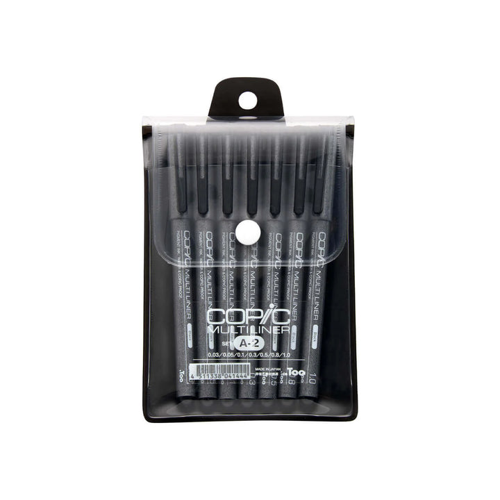Copic Multiliner Black Set A-2 (7pk)