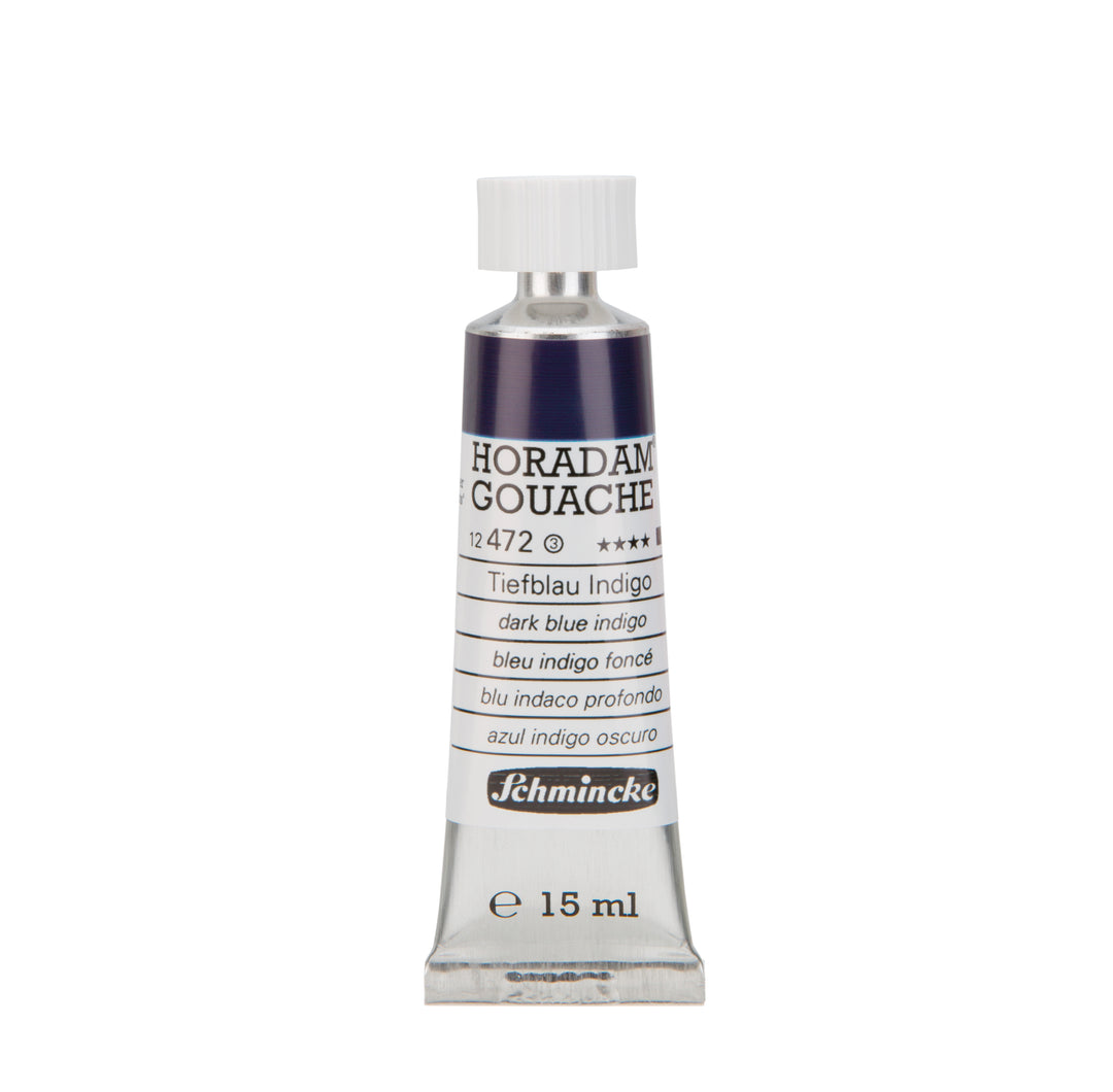 Dark Blue Indigo Horadam Gouache 15ml