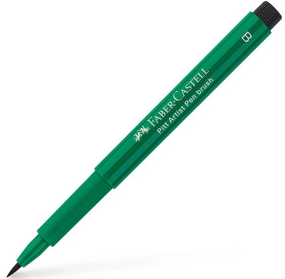 Pitt Artist Pen Faber Castell 264 Dark Phthalo Green