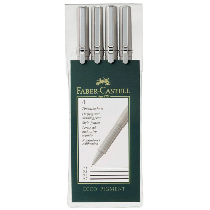 Faber Castell Ecco Pigment 4pk (A)