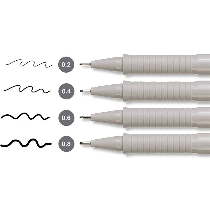 Faber Castell Ecco Pigment 4pk (B)