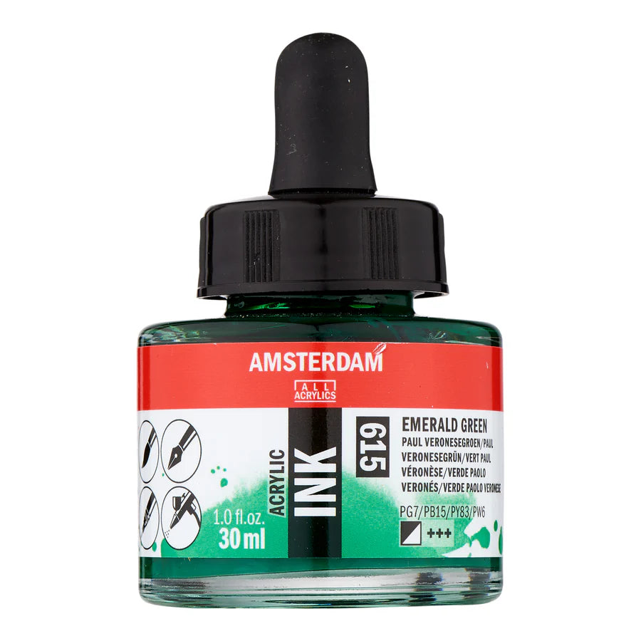 Emerald Green Talens Ink 30ml