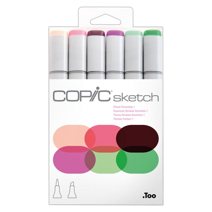 Copic Sketch Floral Favourites Set 6