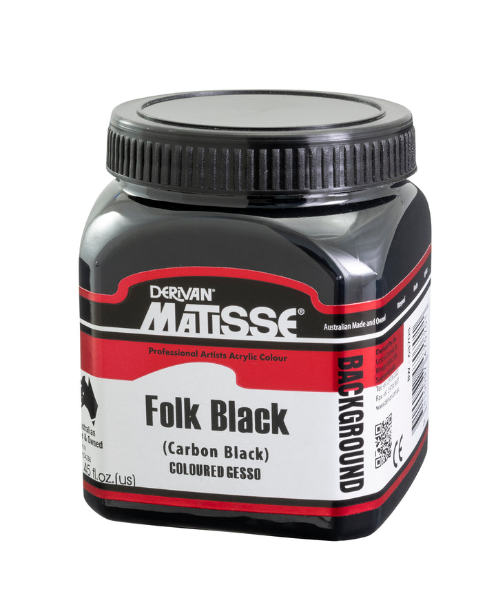 Folk Black Matisse Background