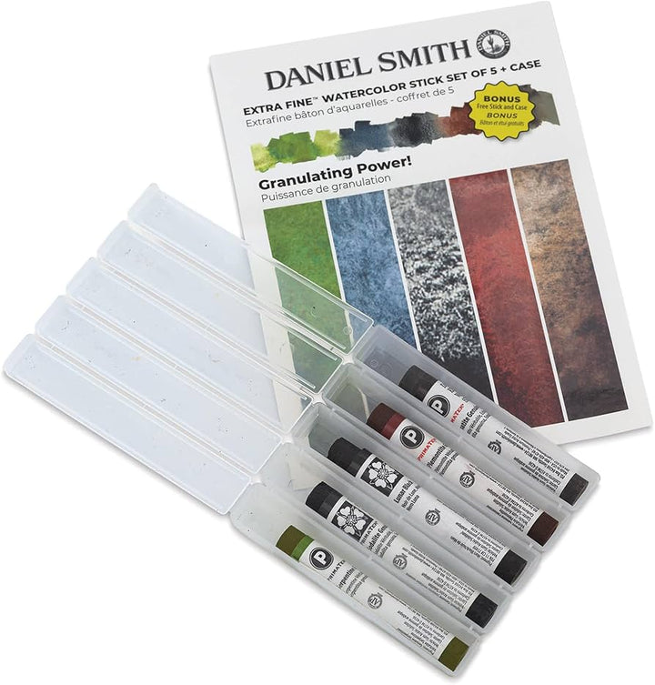 Daniel Smith Granulating Power W/C Stick set 5
