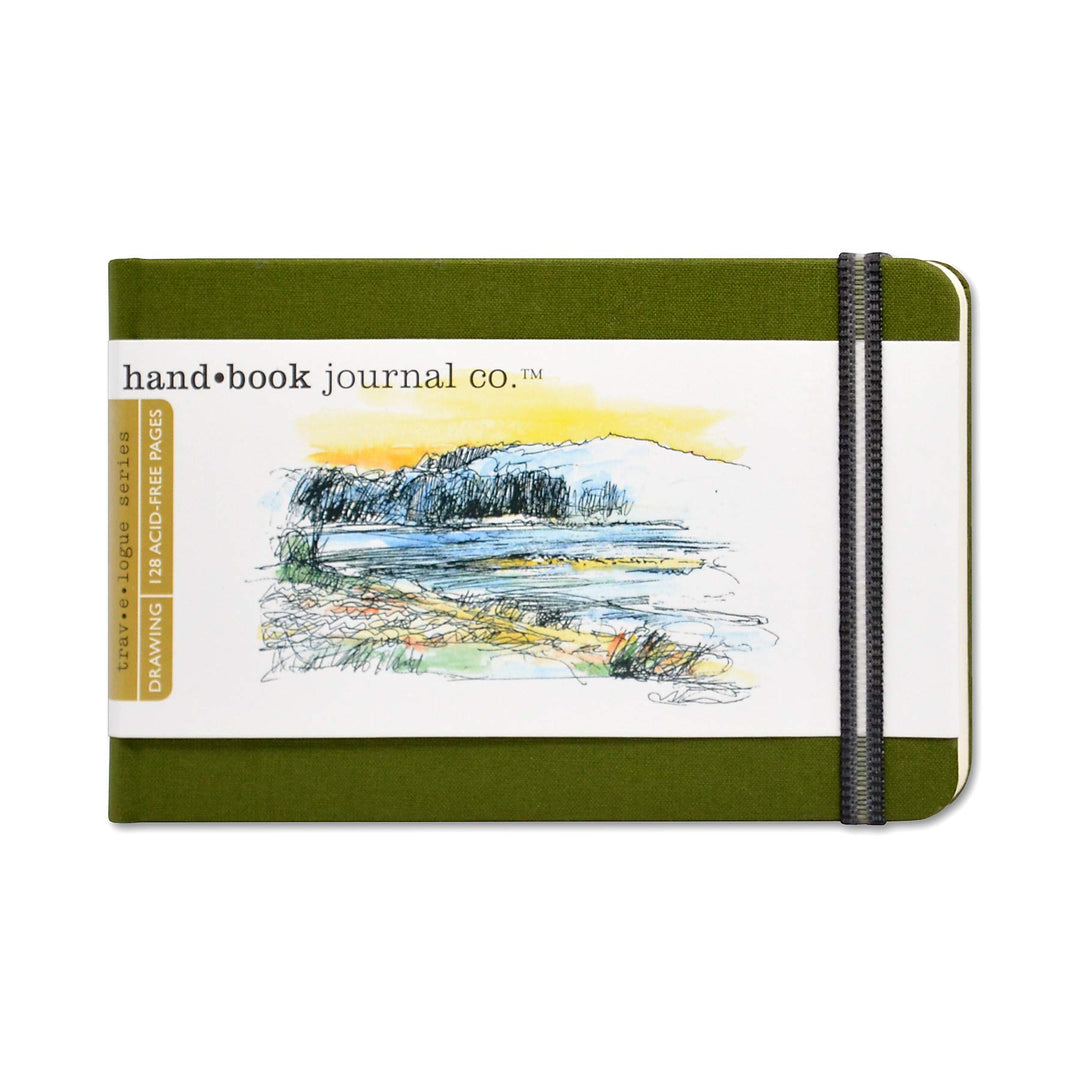 Hand Book Journal Green 130gsm