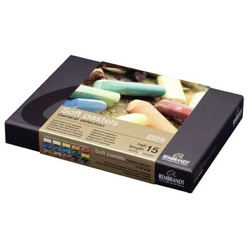 Rembrandt Pastels 1/2 Length Set 15