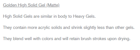 High Solid Gel (Matte) Golden 236ml