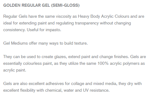 Regular Gel (Semi-Gloss) Golden 236ml