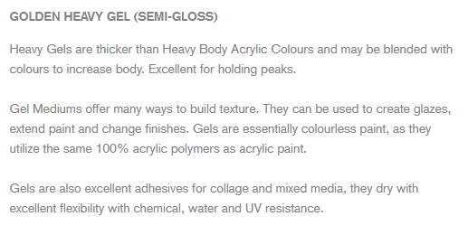 Heavy Gel (Semi-Gloss) Golden 236ml